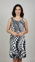 RUFFLE BOTTOM DRESS WITH SIDE SEAM POCKETS - D2099